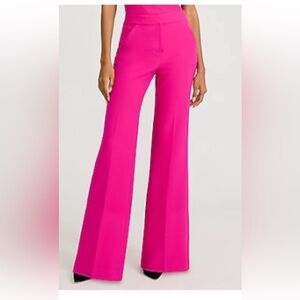 Editor Studio Stretch Twill High Waisted
Flare Trouser Neon Berry 10 Long